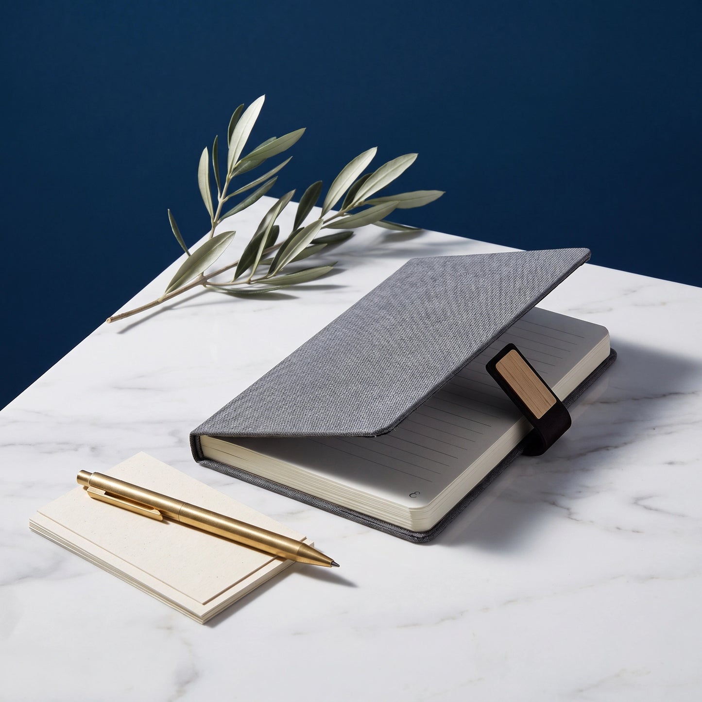 Urban Grey Fabric Notebook - Loopify