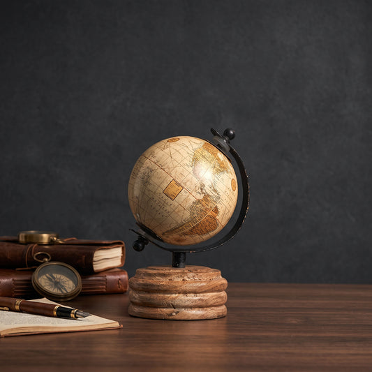 Old-World Vintage Globe - Loopify