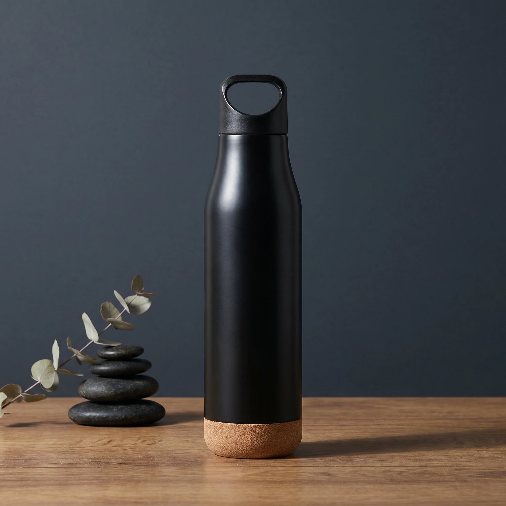 Amanzi Metal & Cork Bottle - Loopify