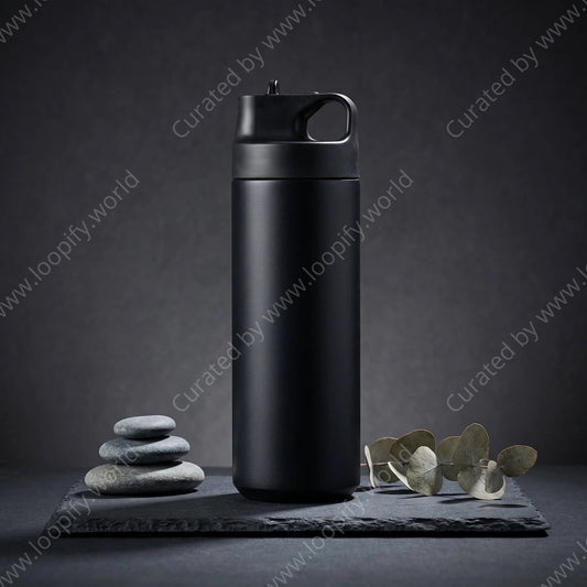 Mizu Black & White Bottle - Loopify