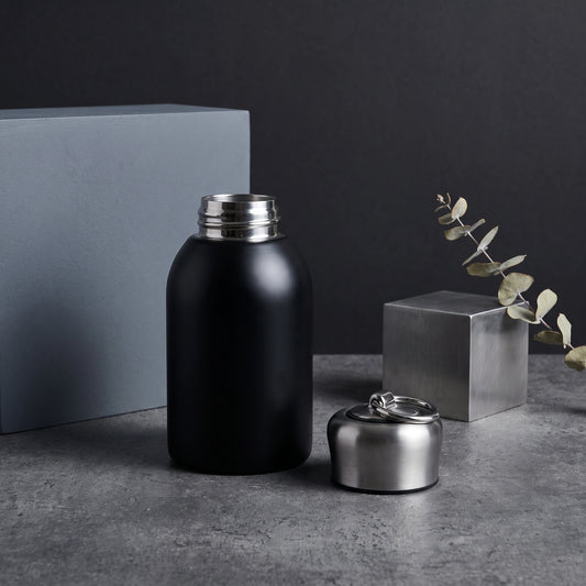 Noir Mini Flask – 300 ml - Loopify
