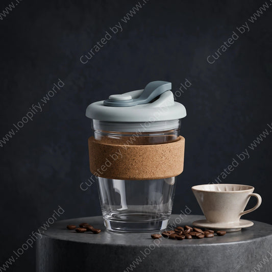 Inari Glass Sipper with Cork Sleeve - Loopify