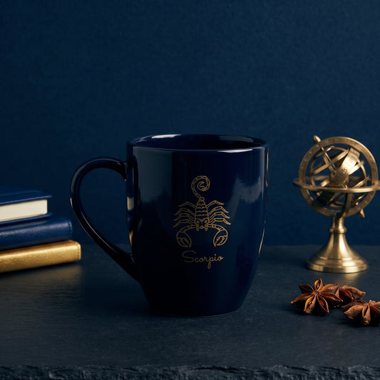 Zodiac Noir Scorpio Mug - Loopify